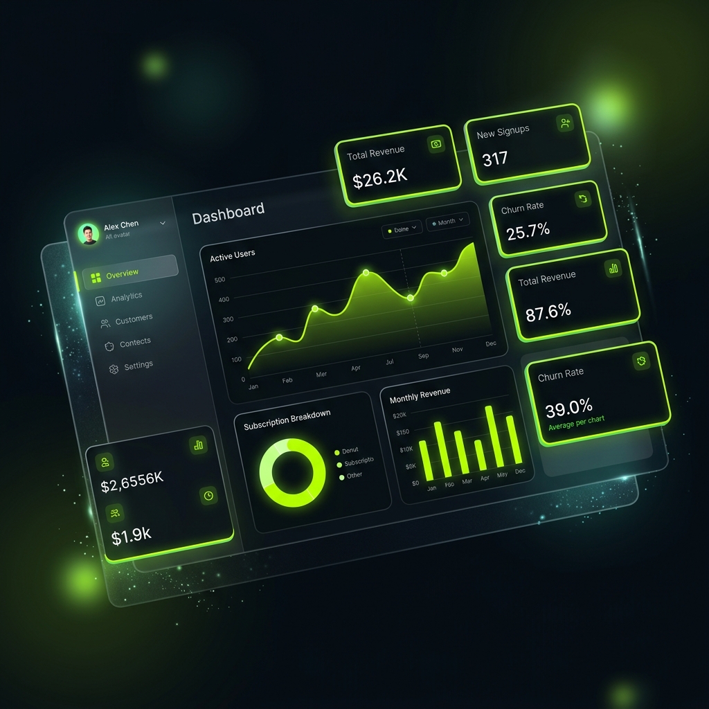 SaaS Dashboard Interface WeOut