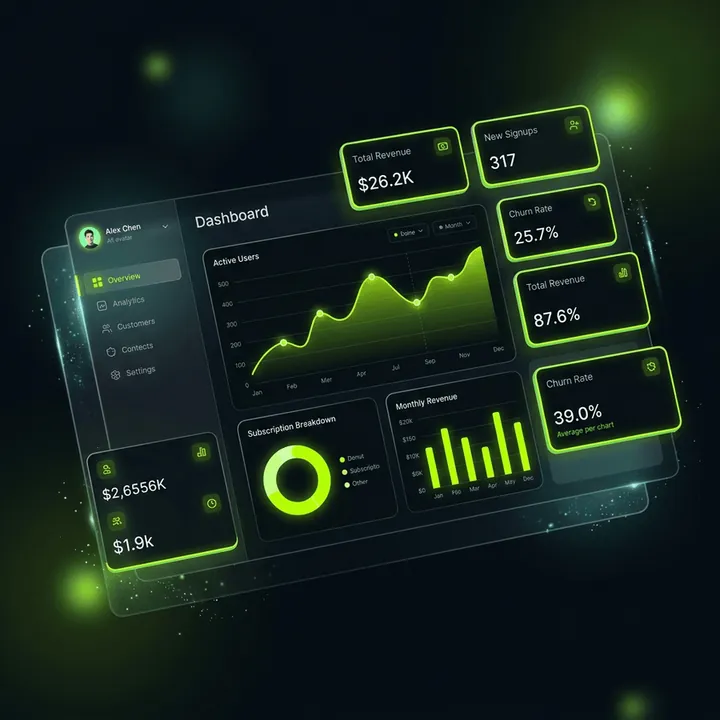 SaaS Dashboard Interface WeOut